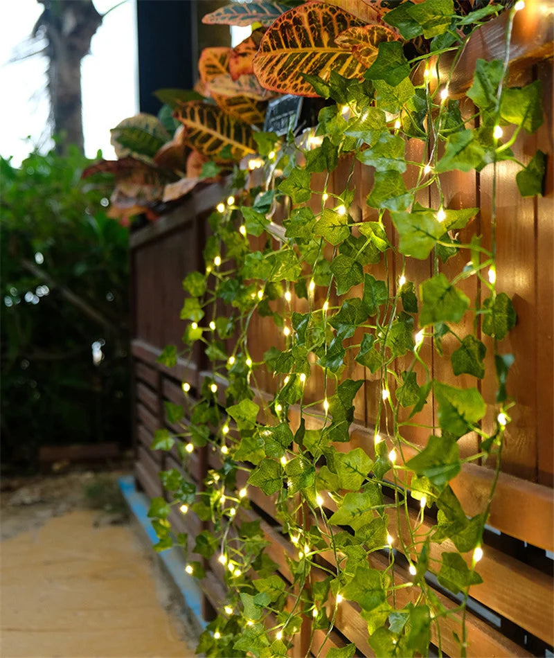 Beautiful Artificial Leaf Flower Lights