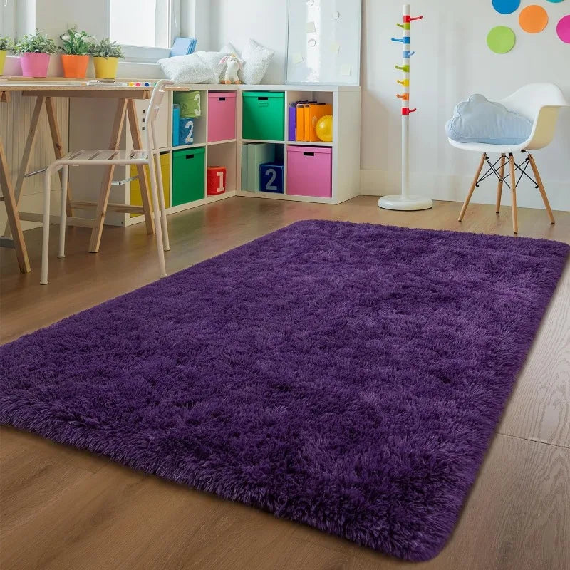 Indoor Soft Fluffy Bedroom Rug