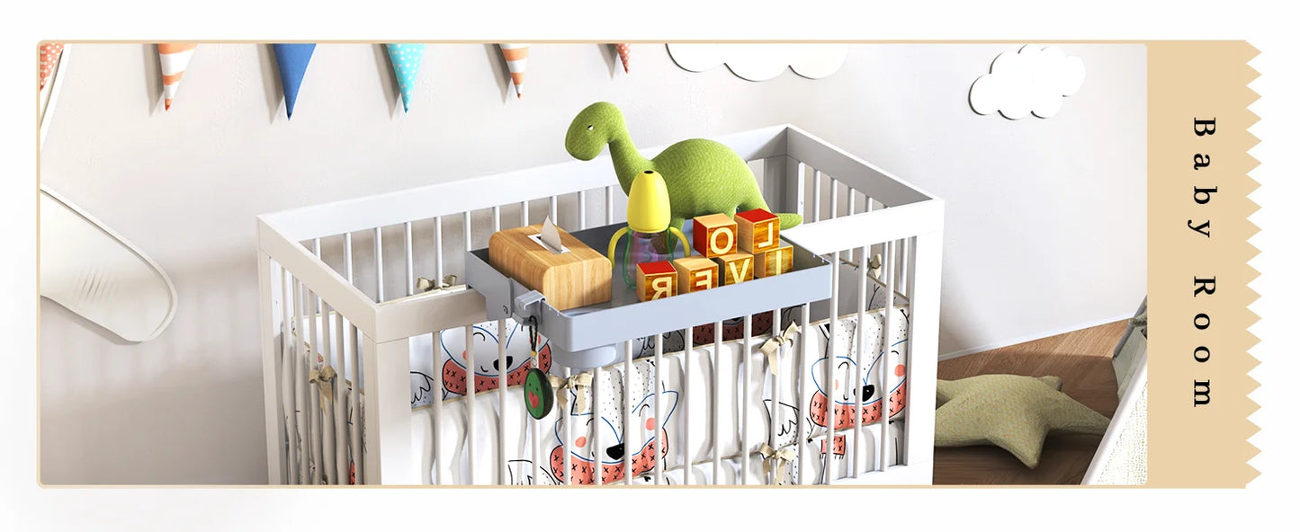 Clip On Table Caddy Shelf For Bed