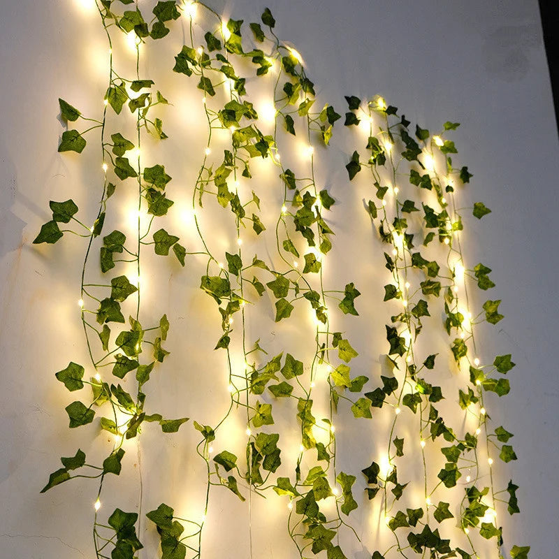 Beautiful Artificial Leaf Flower Lights