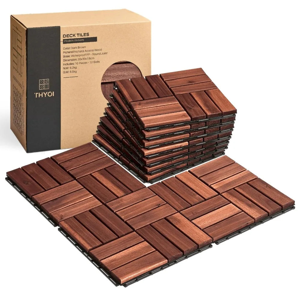 Interlocking Outdoor Deck Tiles