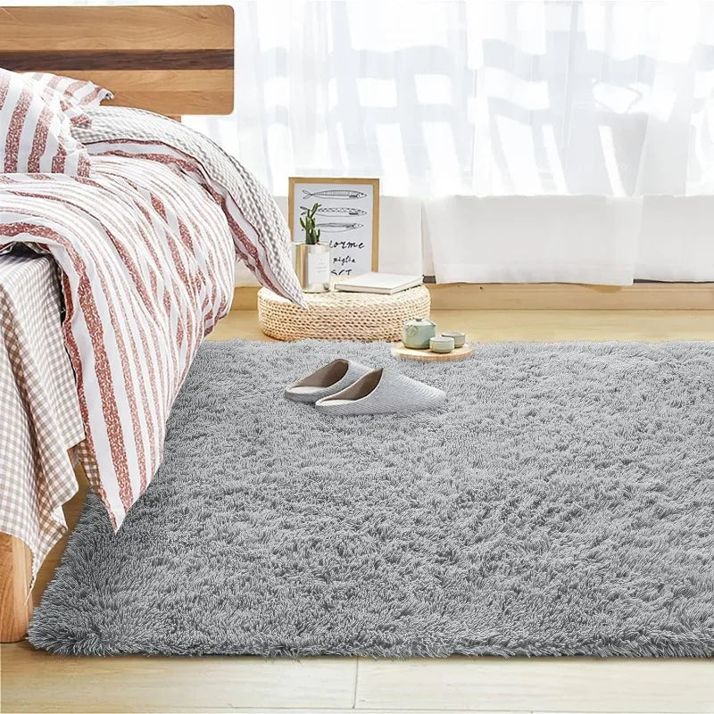 Indoor Soft Fluffy Bedroom Rug