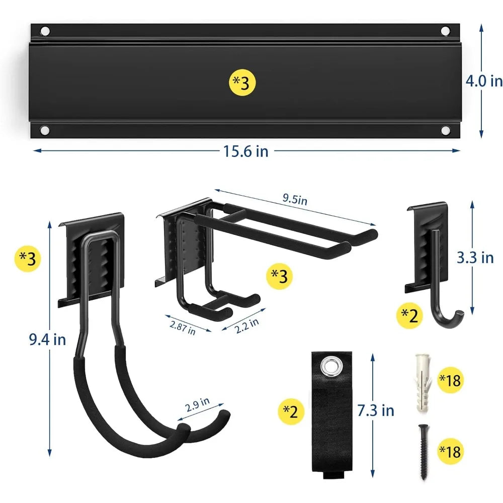 Wall Mounted Garage Tool Organizer