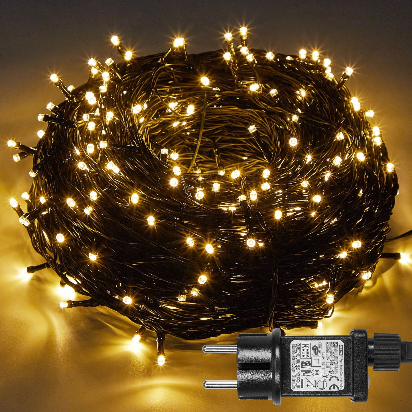 Outdoor Black Wire Fairy String Lights