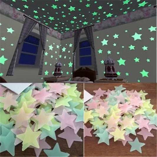 Luminous Fluorescent Plastic Wall Stickers