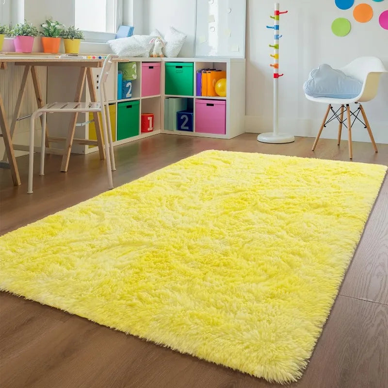 Indoor Soft Fluffy Bedroom Rug