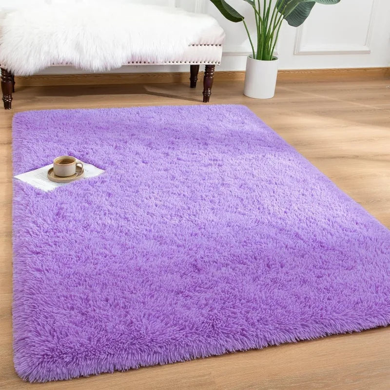 Indoor Soft Fluffy Bedroom Rug