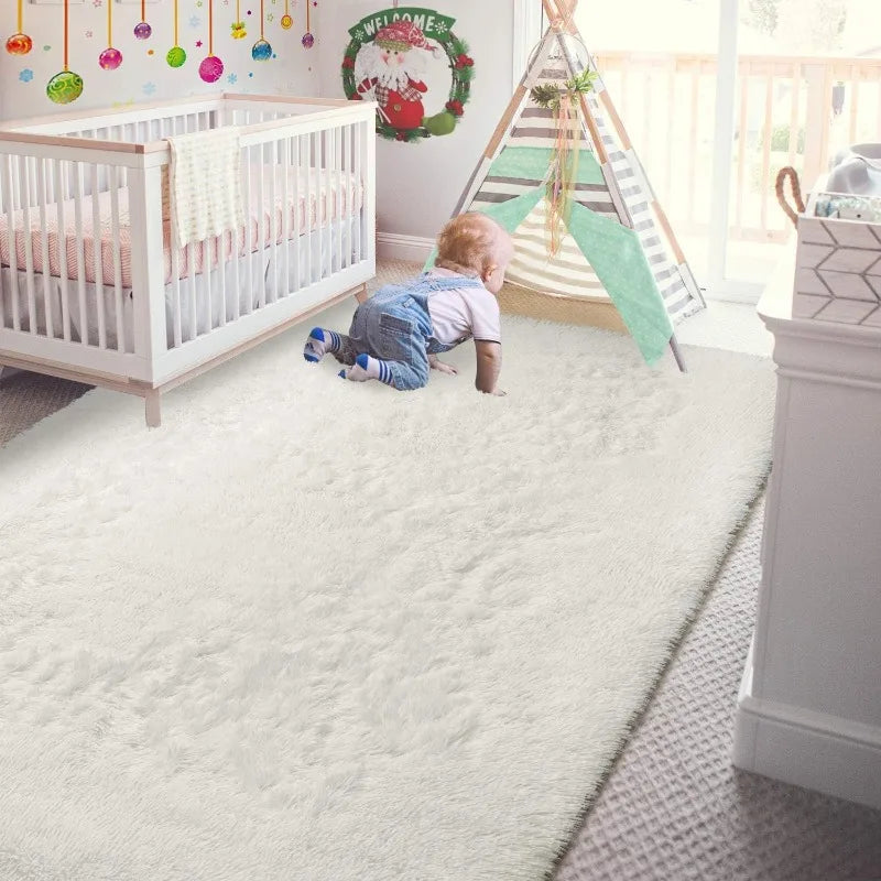 Indoor Soft Fluffy Bedroom Rug