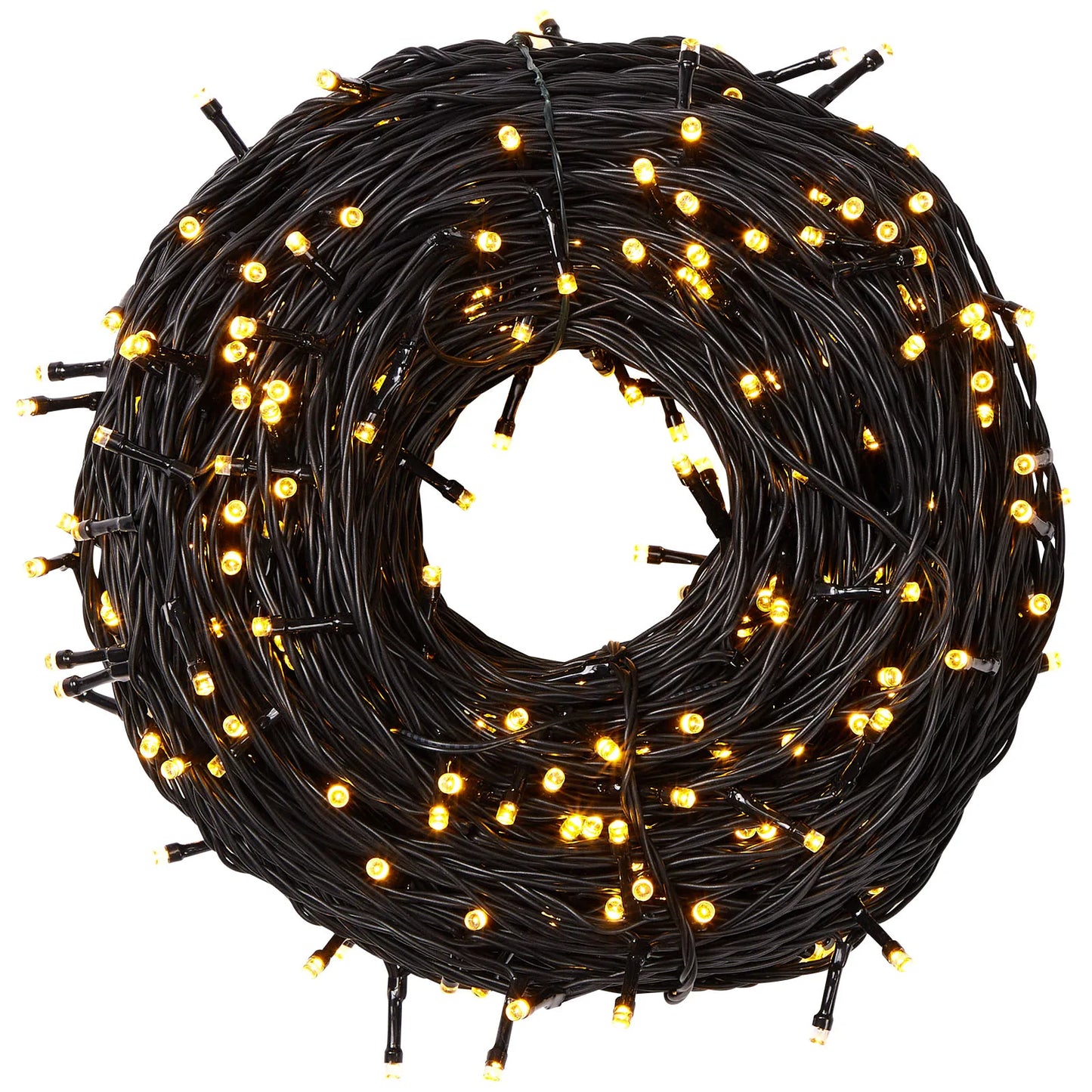 Outdoor Black Wire Fairy String Lights