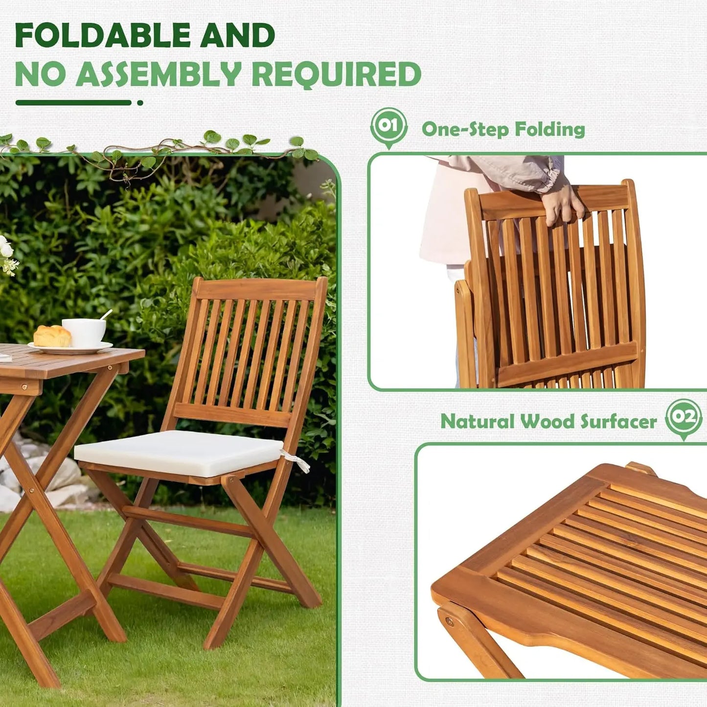 3 Piece Patio Furniture Set