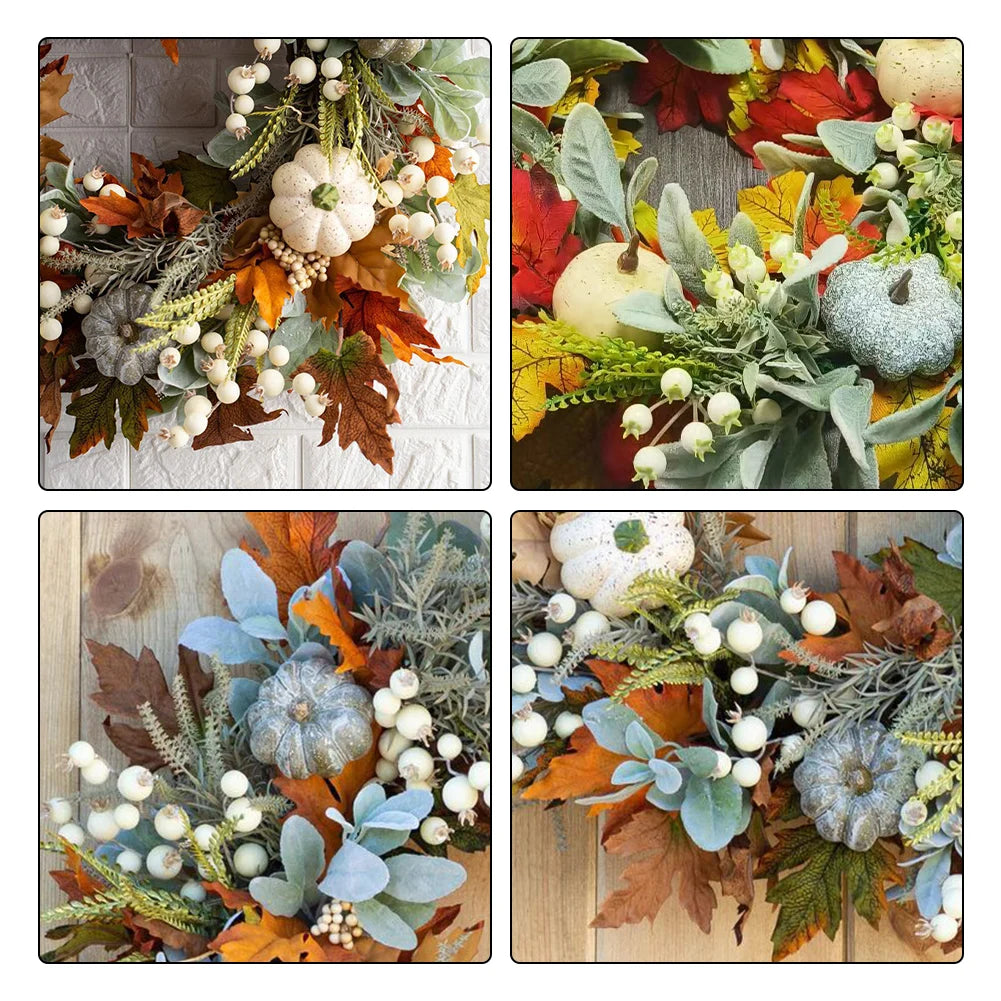 Decorative Autumn Front Door Wreath