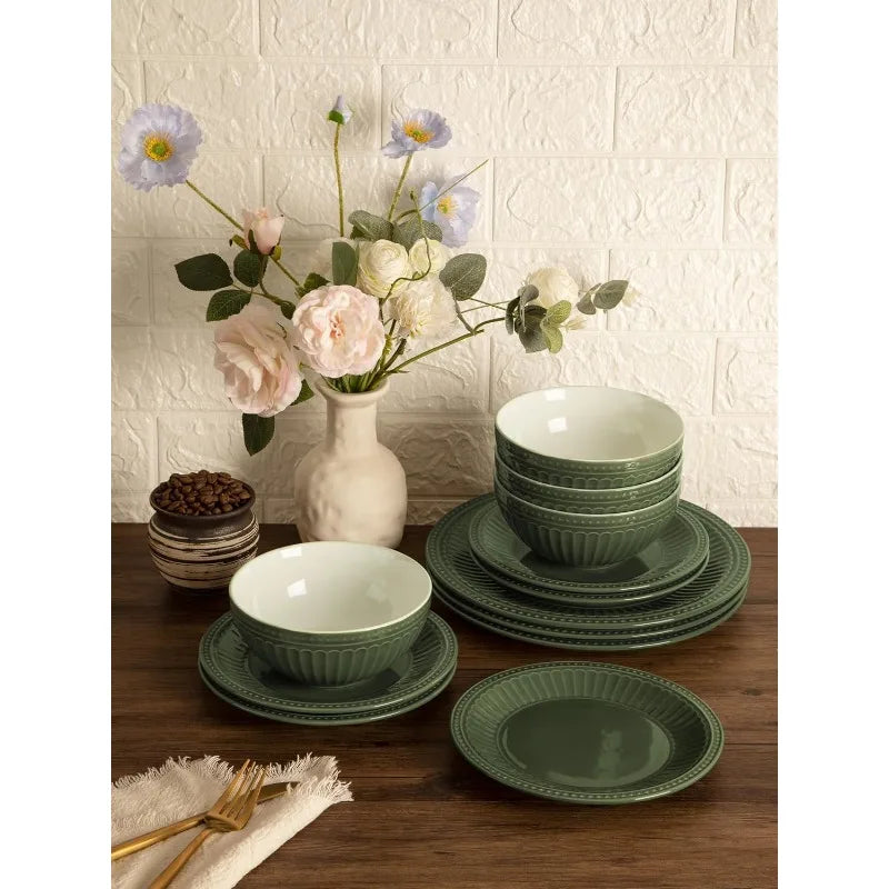 Garden Plates and Bowls Sets