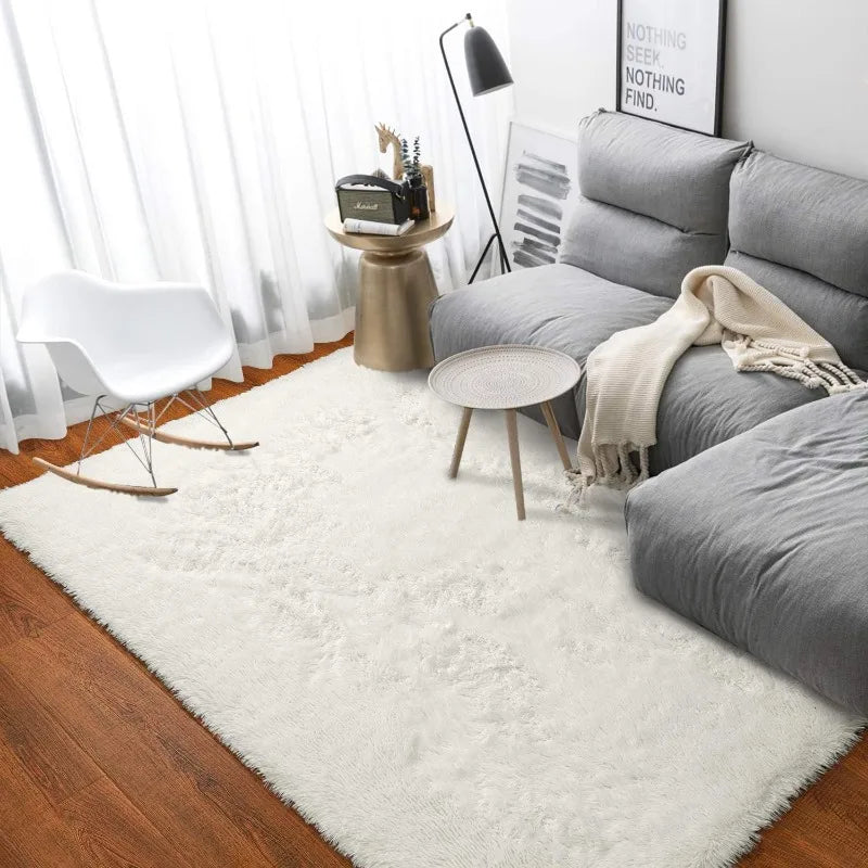 Indoor Soft Fluffy Bedroom Rug