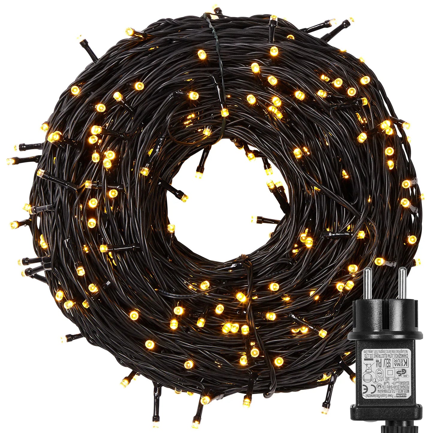 Outdoor Black Wire Fairy String Lights