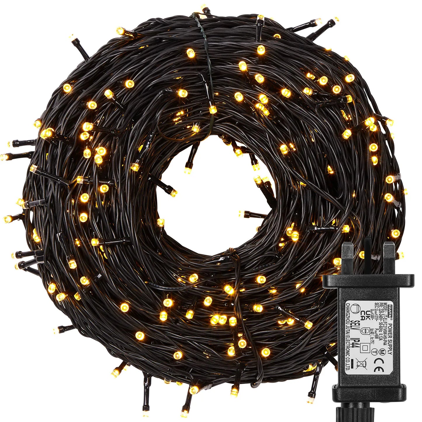 Outdoor Black Wire Fairy String Lights