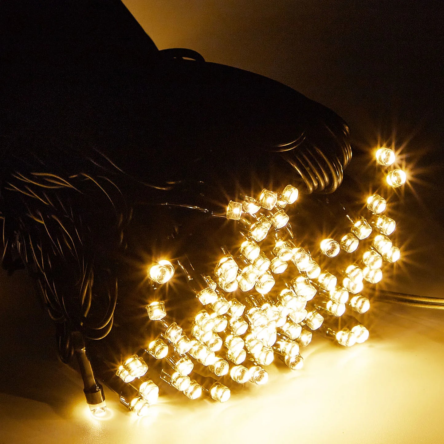 Outdoor Black Wire Fairy String Lights