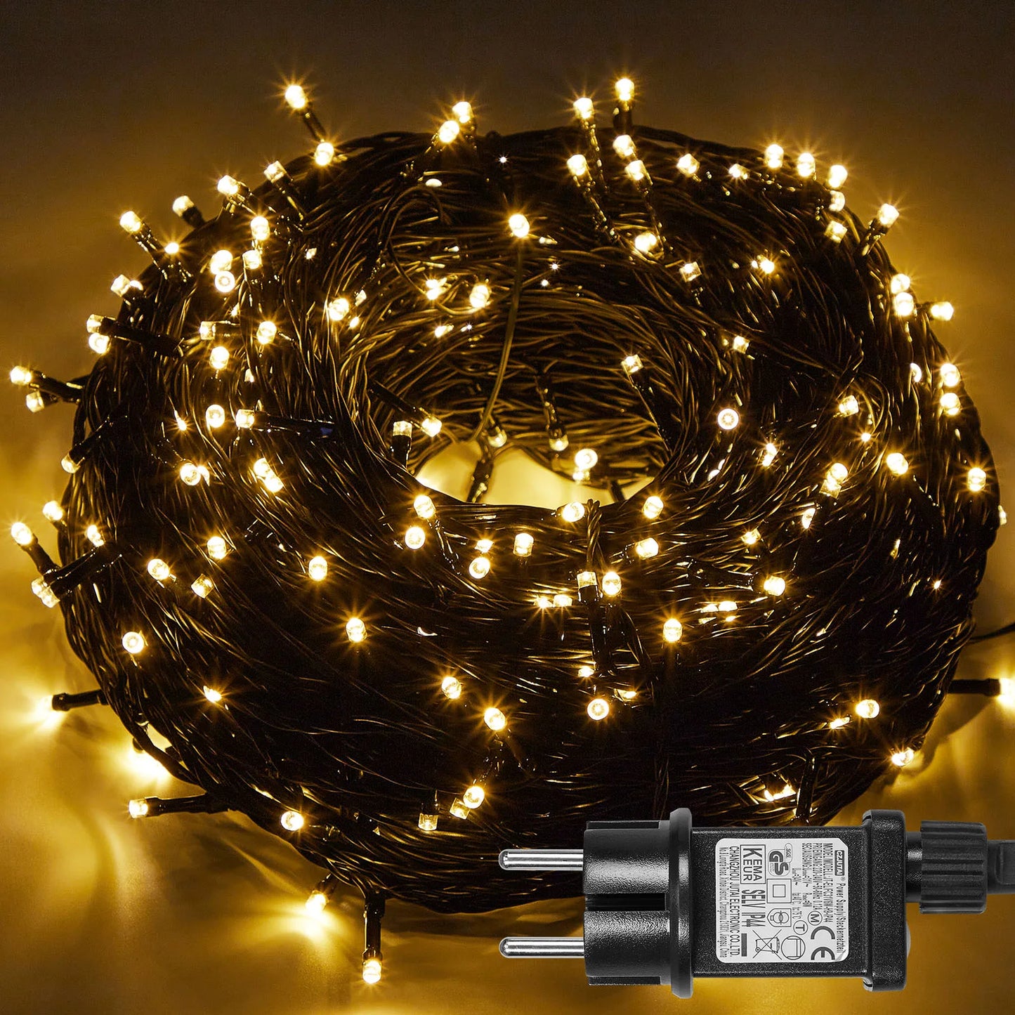 Outdoor Black Wire Fairy String Lights