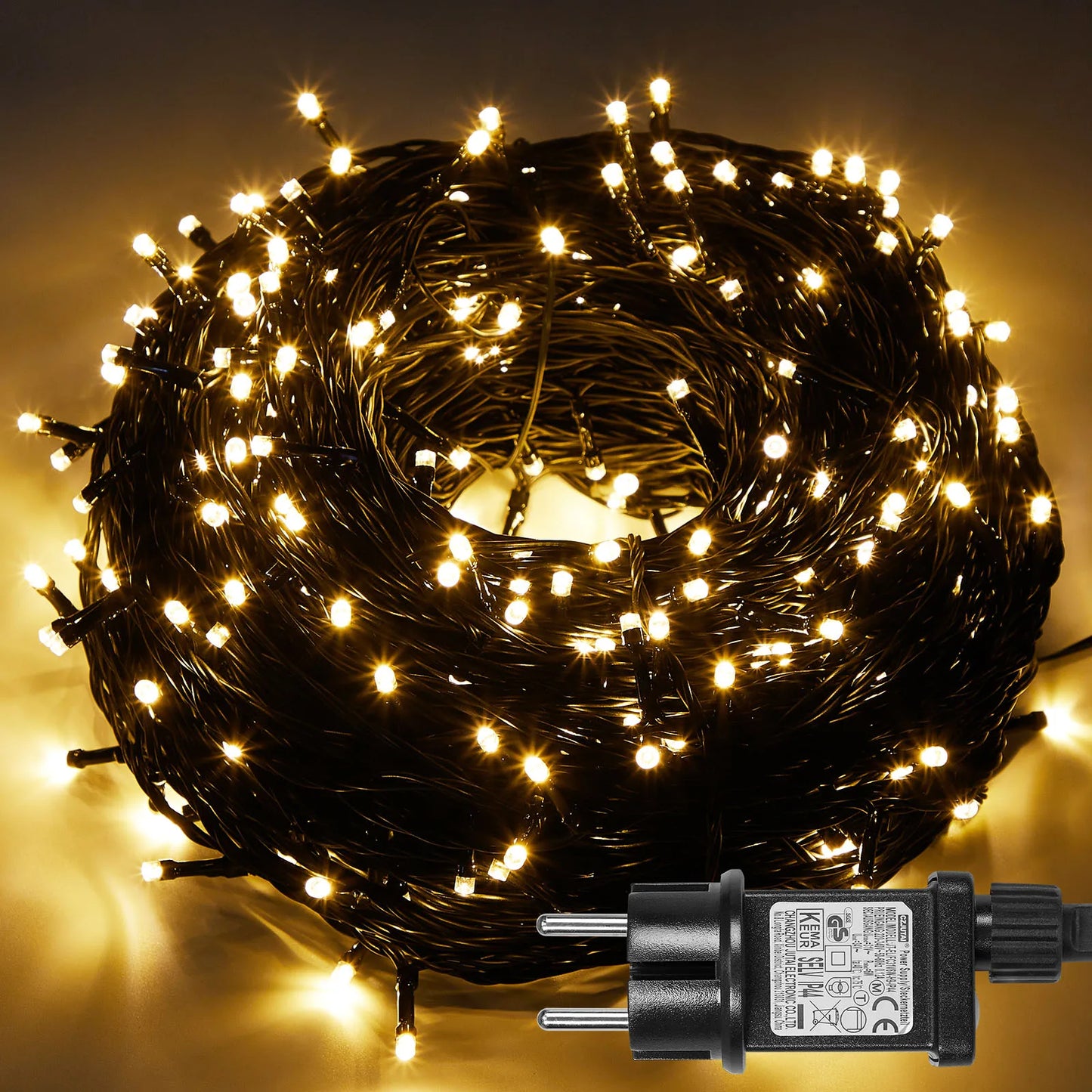 Outdoor Black Wire Fairy String Lights