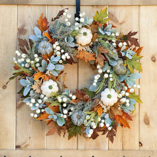 Decorative Autumn Front Door Wreath