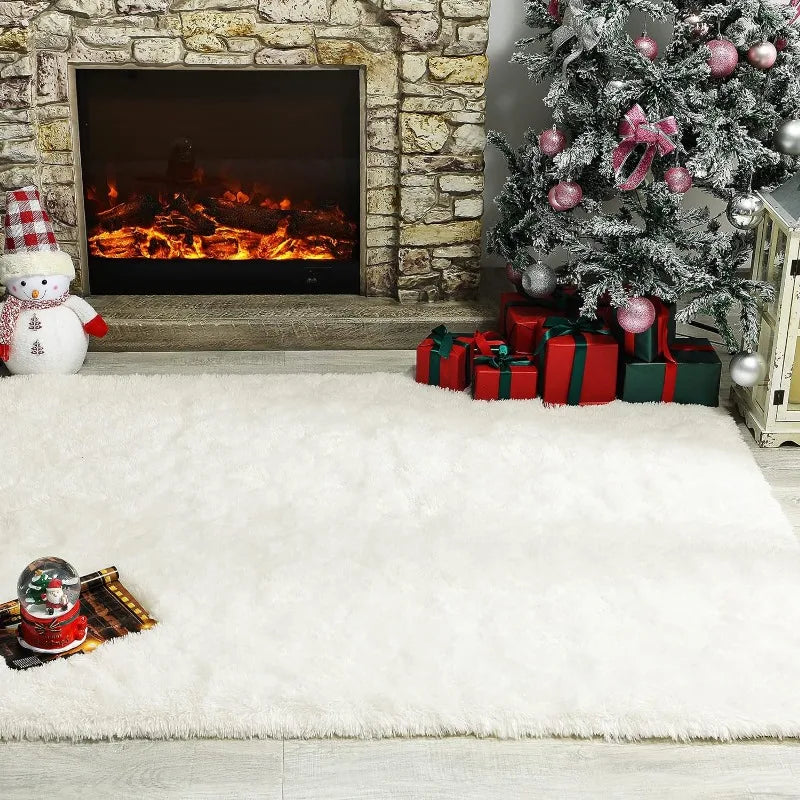 Indoor Soft Fluffy Bedroom Rug