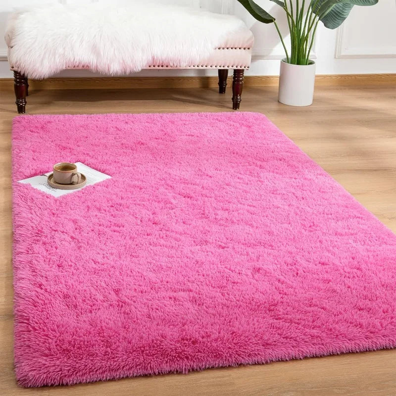 Indoor Soft Fluffy Bedroom Rug