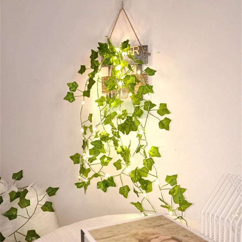 Beautiful Artificial Leaf Flower Lights