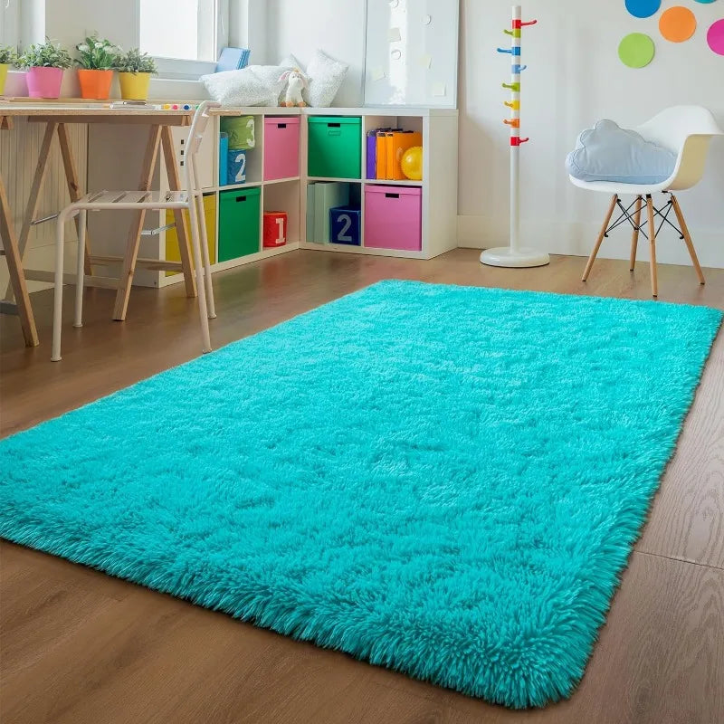 Indoor Soft Fluffy Bedroom Rug