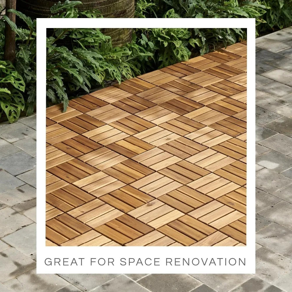 Interlocking Outdoor Deck Tiles