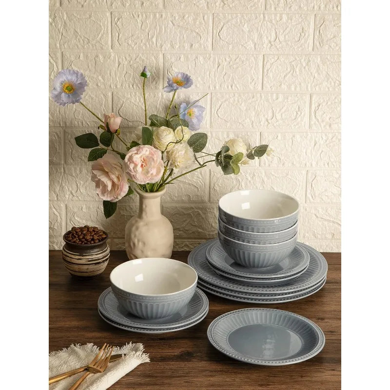 Garden Plates and Bowls Sets