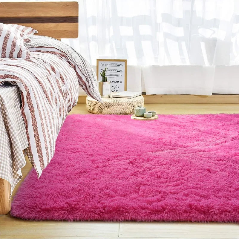 Indoor Soft Fluffy Bedroom Rug