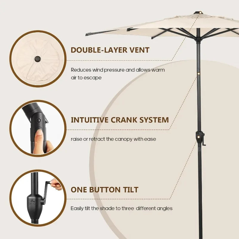 Outdoor Patio Table Umbrella