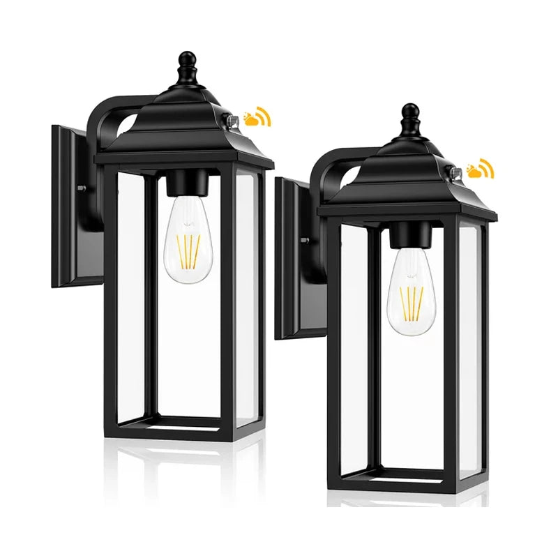 Black Outdoor Light Fixture Wall Sconce