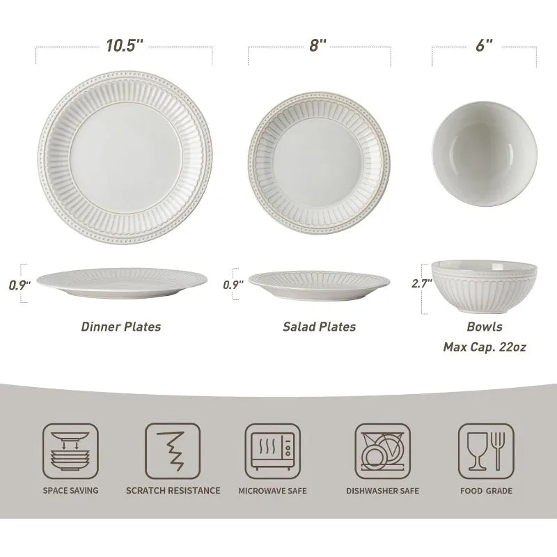 Garden Plates and Bowls Sets