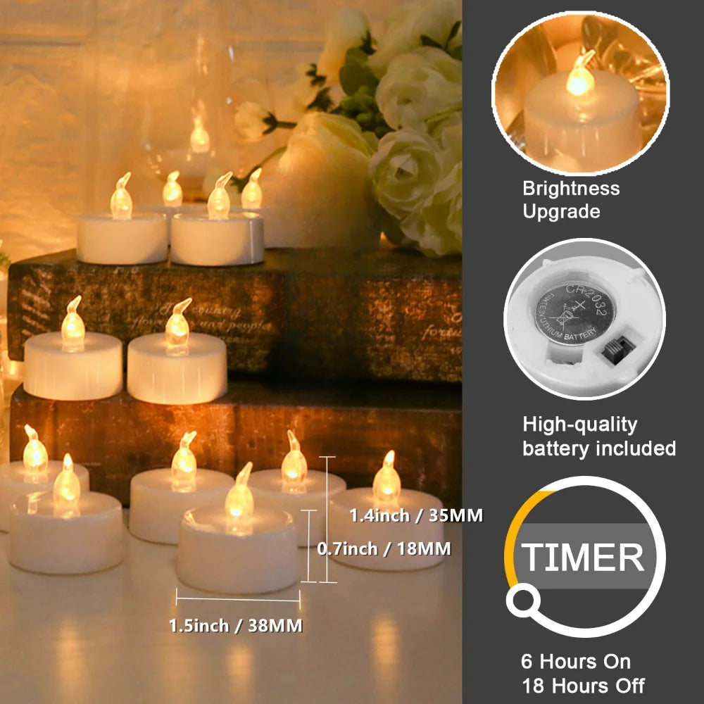 Flameless Tea Light Candles