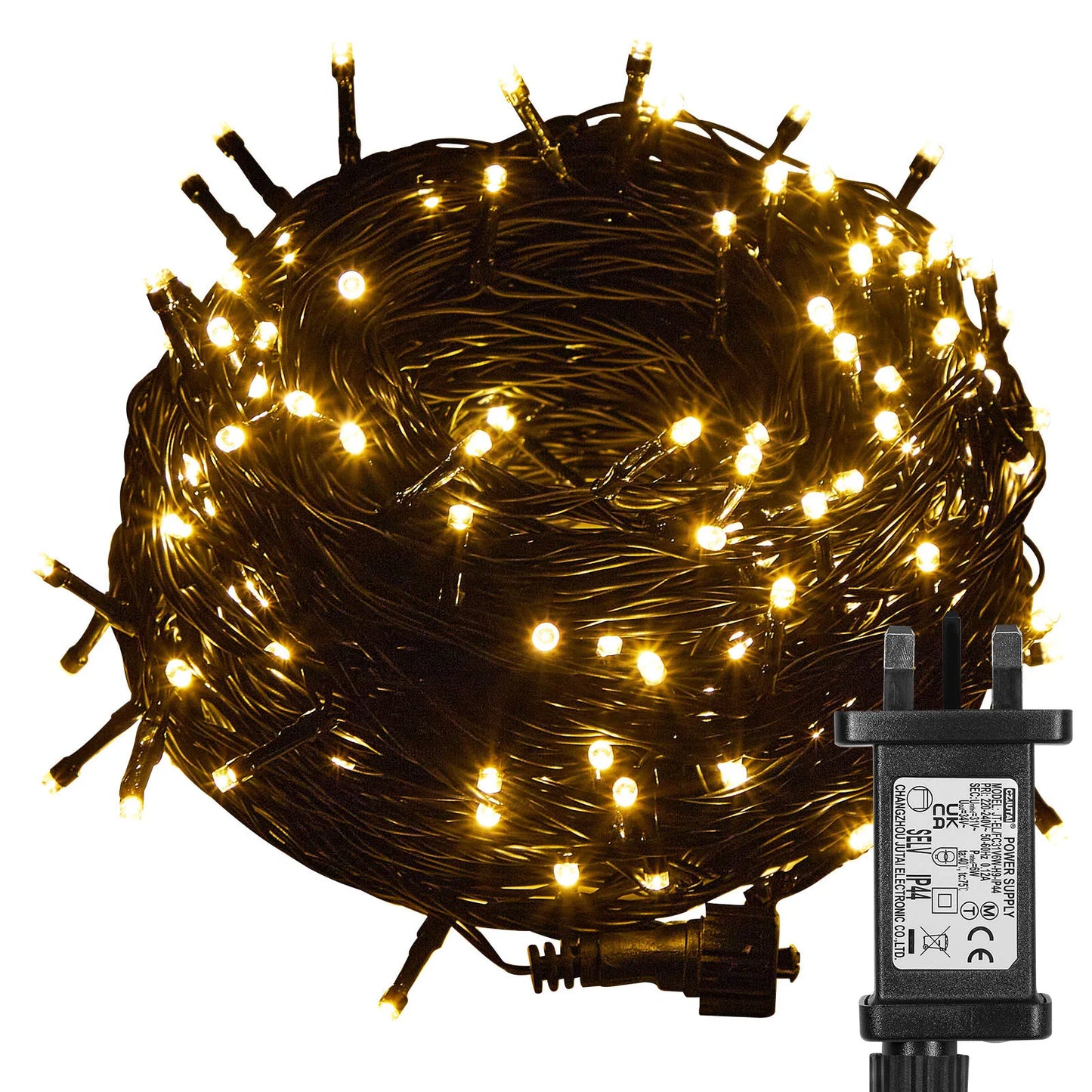 Outdoor Black Wire Fairy String Lights