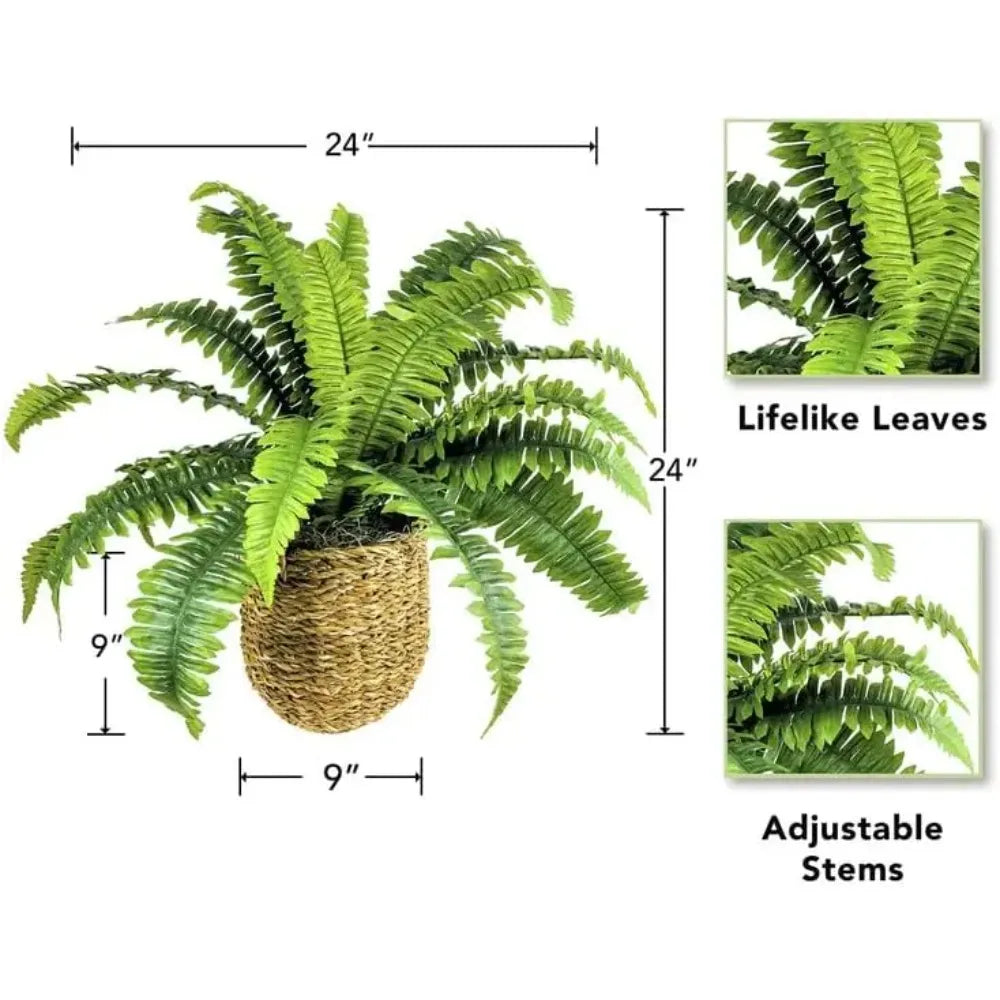 Artificial Boston Fern Plant