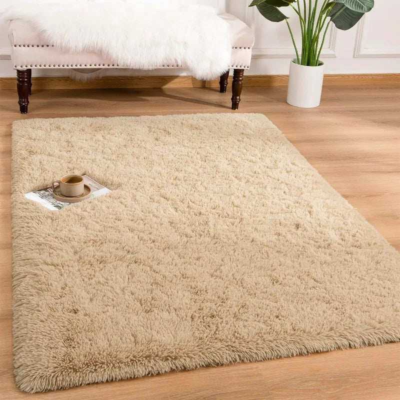 Indoor Soft Fluffy Bedroom Rug