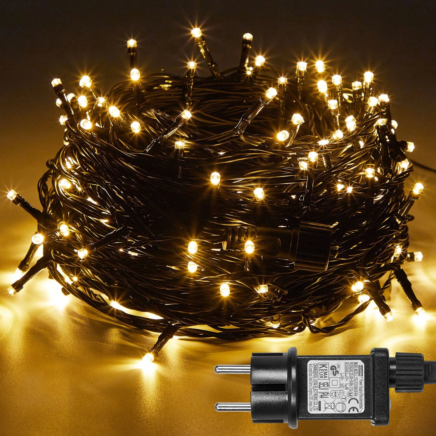 Outdoor Black Wire Fairy String Lights