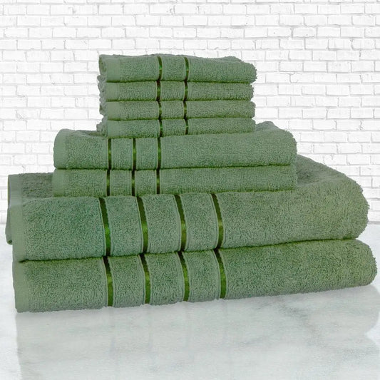 100% Plush Cotton Bath Towel Set