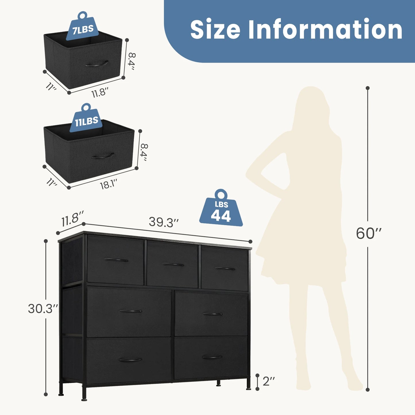 Organizer Storage Closet Chest