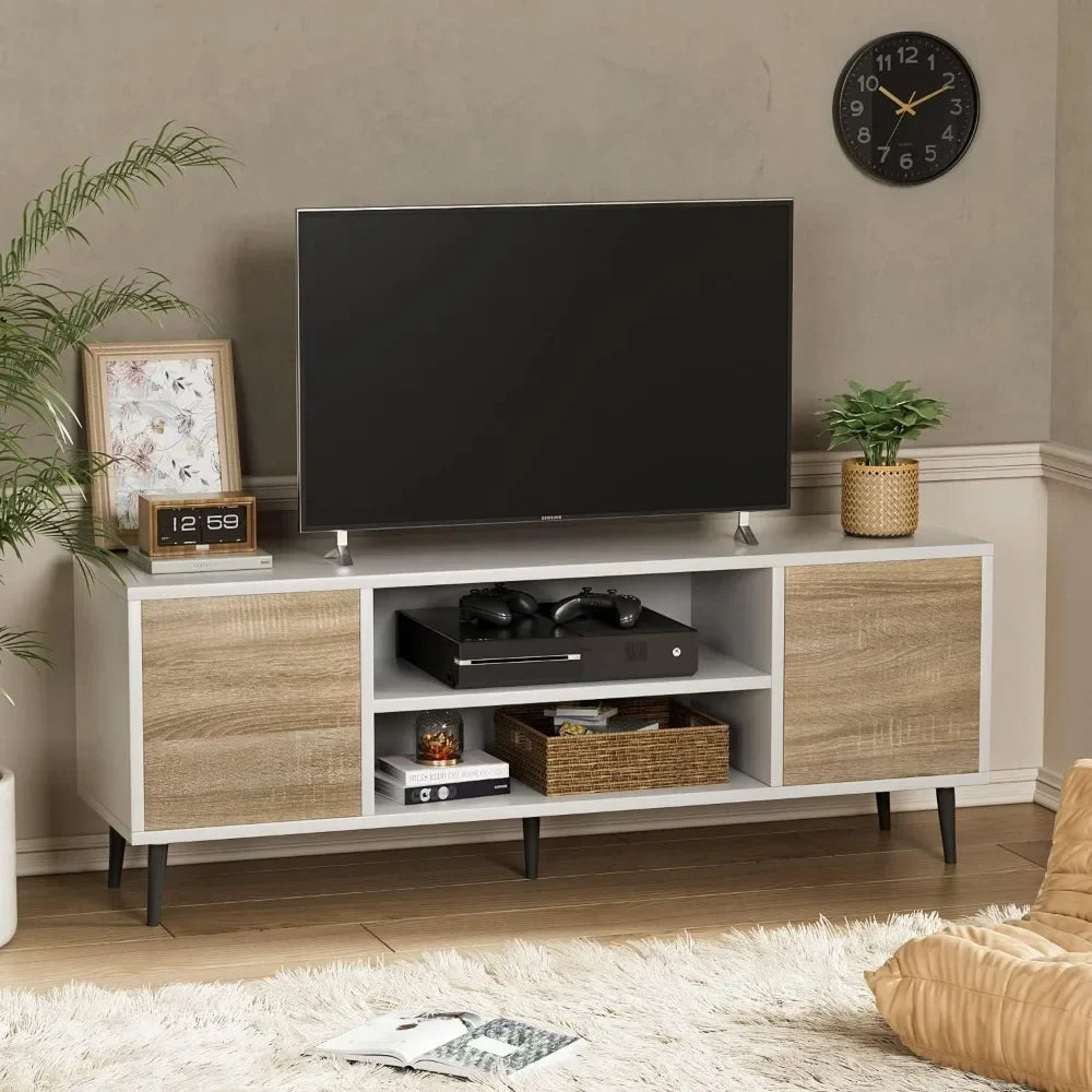 Retro Style Modern Entertainment Media Center