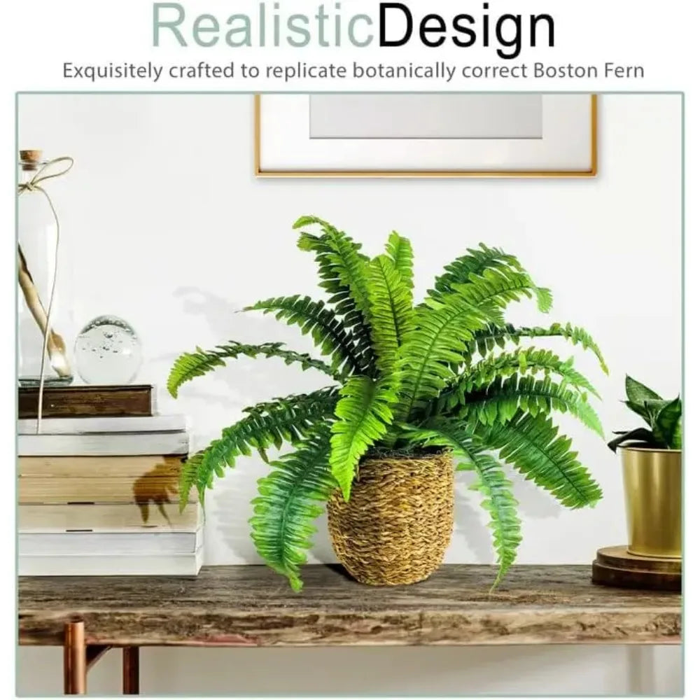 Artificial Boston Fern Plant