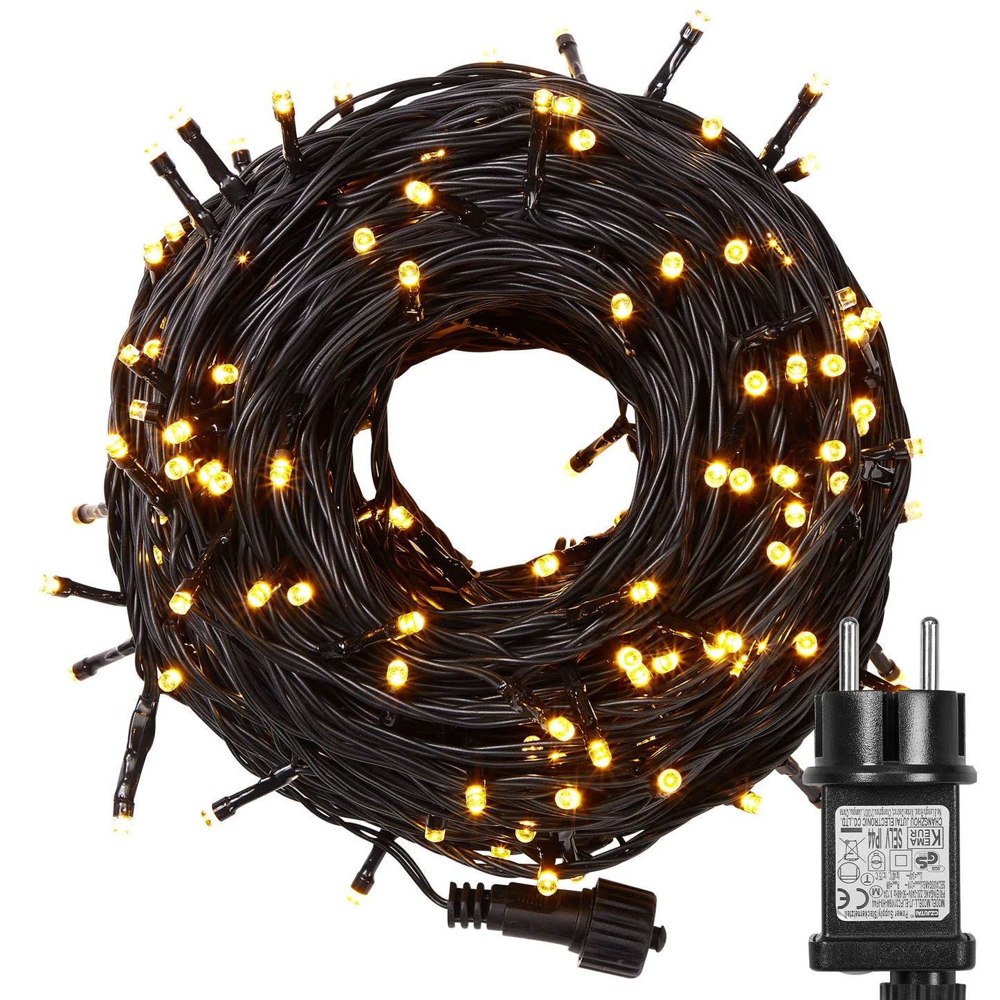 Outdoor Black Wire Fairy String Lights