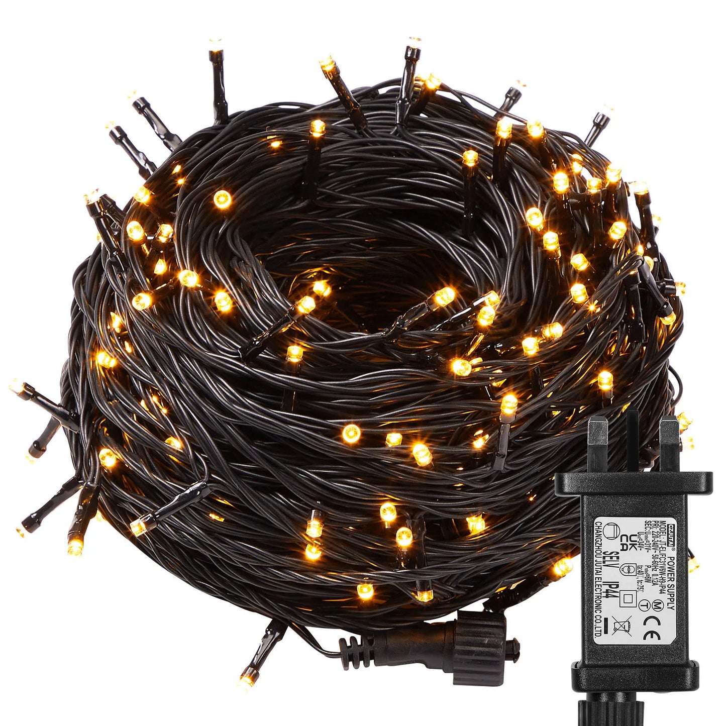 Outdoor Black Wire Fairy String Lights