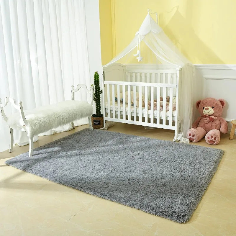 Indoor Soft Fluffy Bedroom Rug