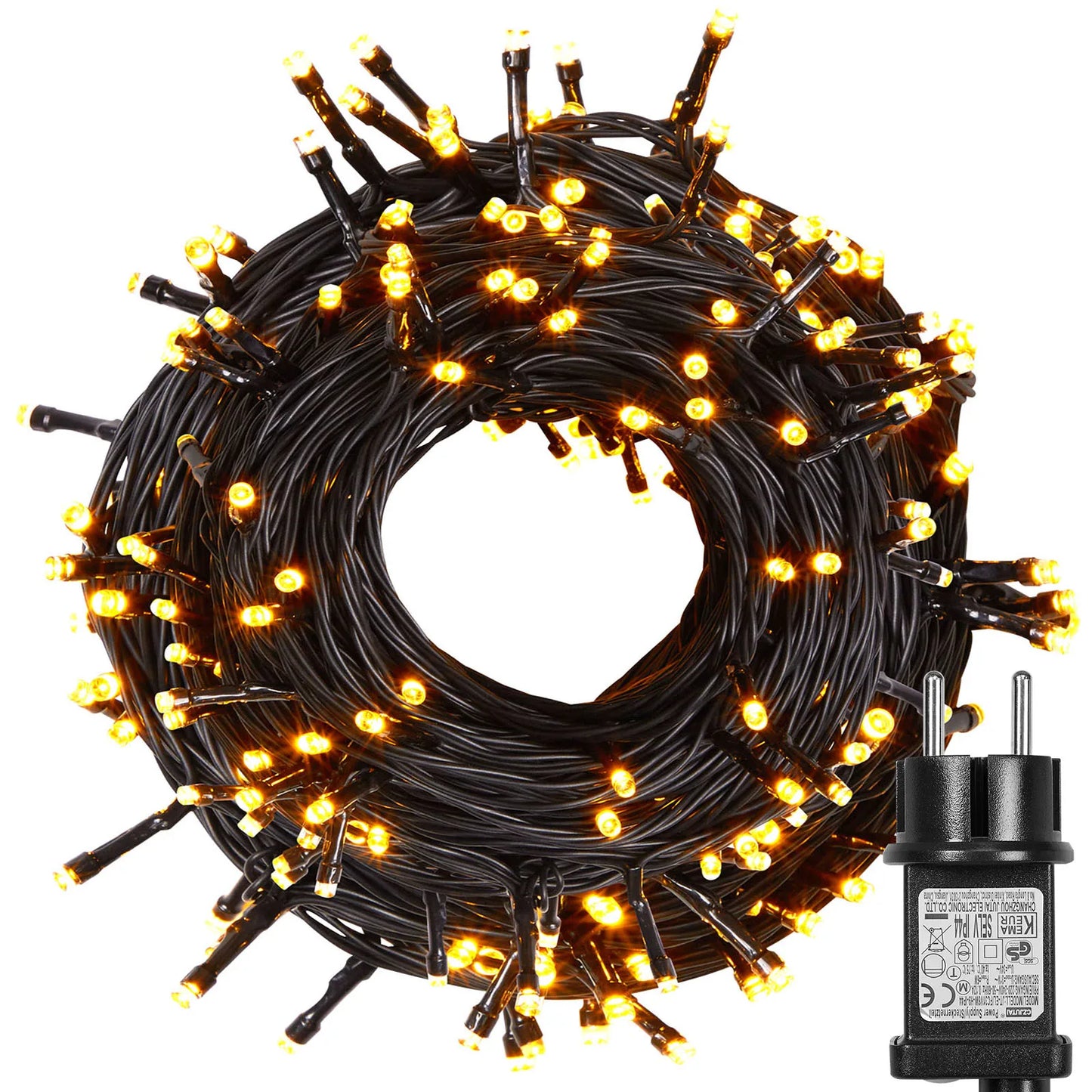 Outdoor Black Wire Fairy String Lights