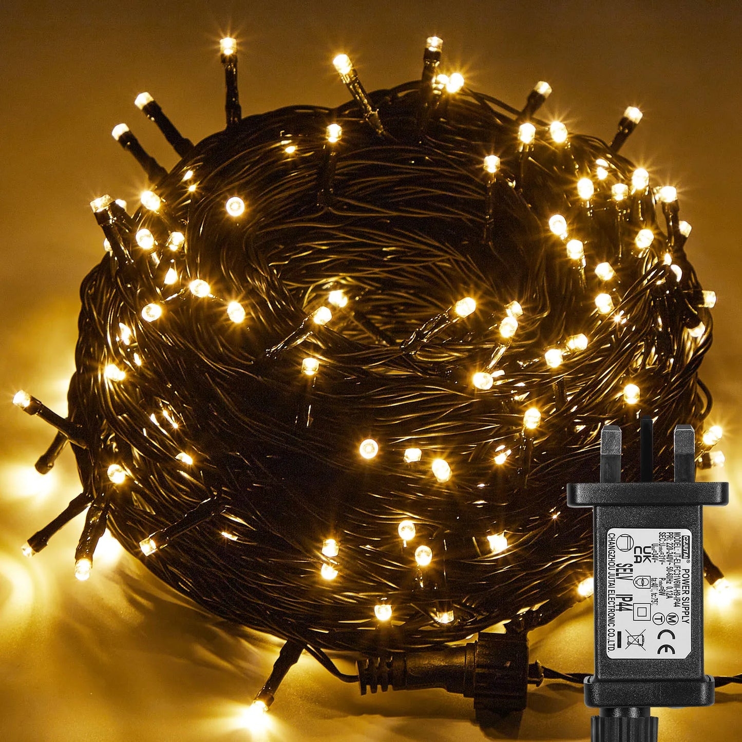 Outdoor Black Wire Fairy String Lights