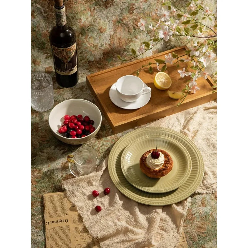 Garden Plates and Bowls Sets