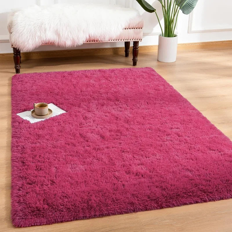 Indoor Soft Fluffy Bedroom Rug