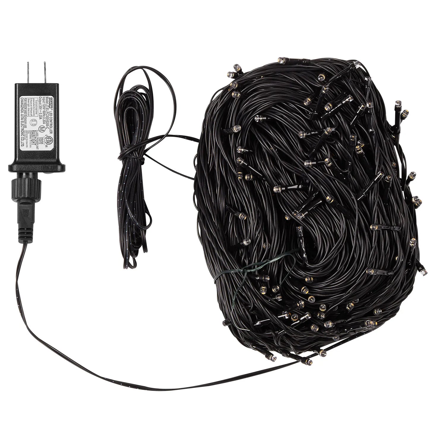 Outdoor Black Wire Fairy String Lights